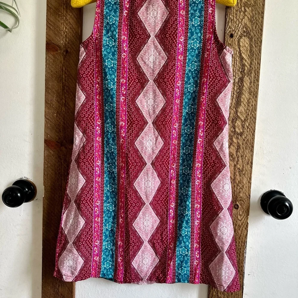 Lily Bleu Boutique Boho Sleeveless Mixed Media Tassel Girls 12 Dress - Picture 13 of 15